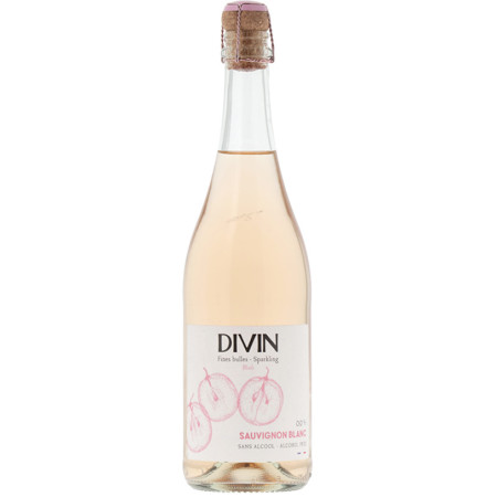 Divin Rose Blush Sparkling 0.0% alcohol-free sparkling rose