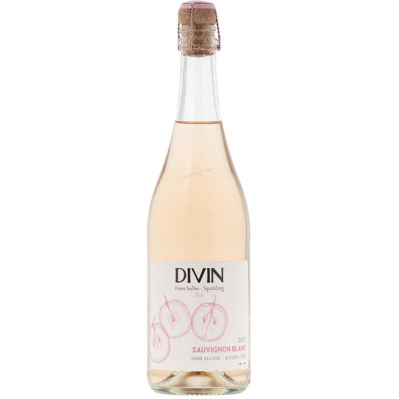 Divin Rose Blush Sparkling 0.0% alcohol-free sparkling rose